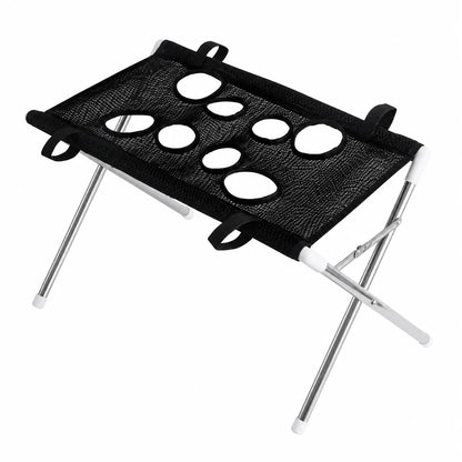 PawDeck GroomLift pet grooming stand in black.