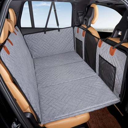 PawDeck Pawtect dog seat cover with raised side panels for interior protection